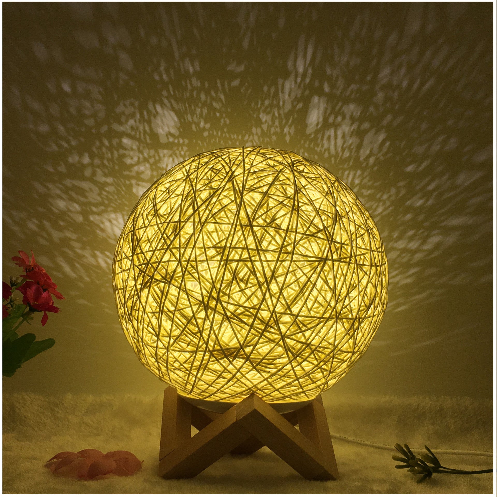 Soothing Rattan Lamp