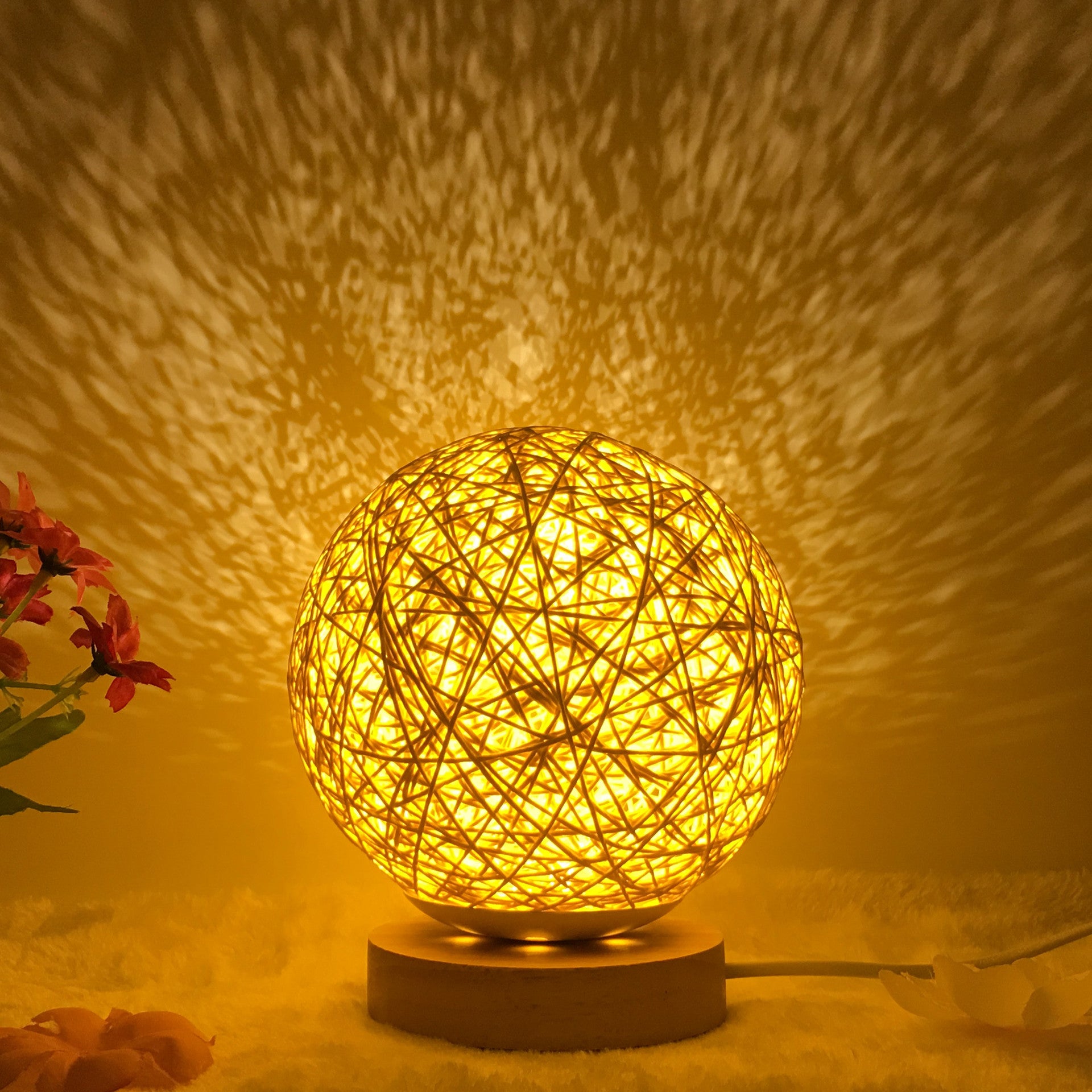 Soothing Rattan Lamp
