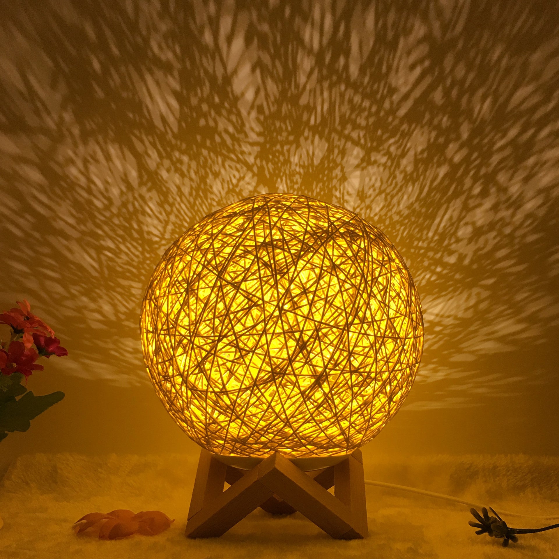 Soothing Rattan Lamp