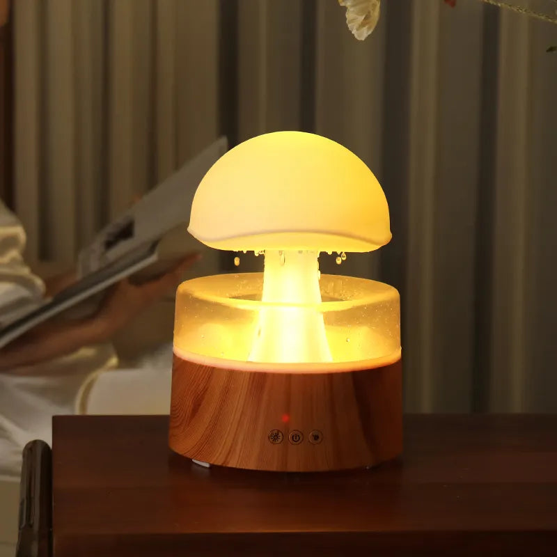 Rain Cloud Aroma Diffuser — Relaxing Mist Lamp with LED Light